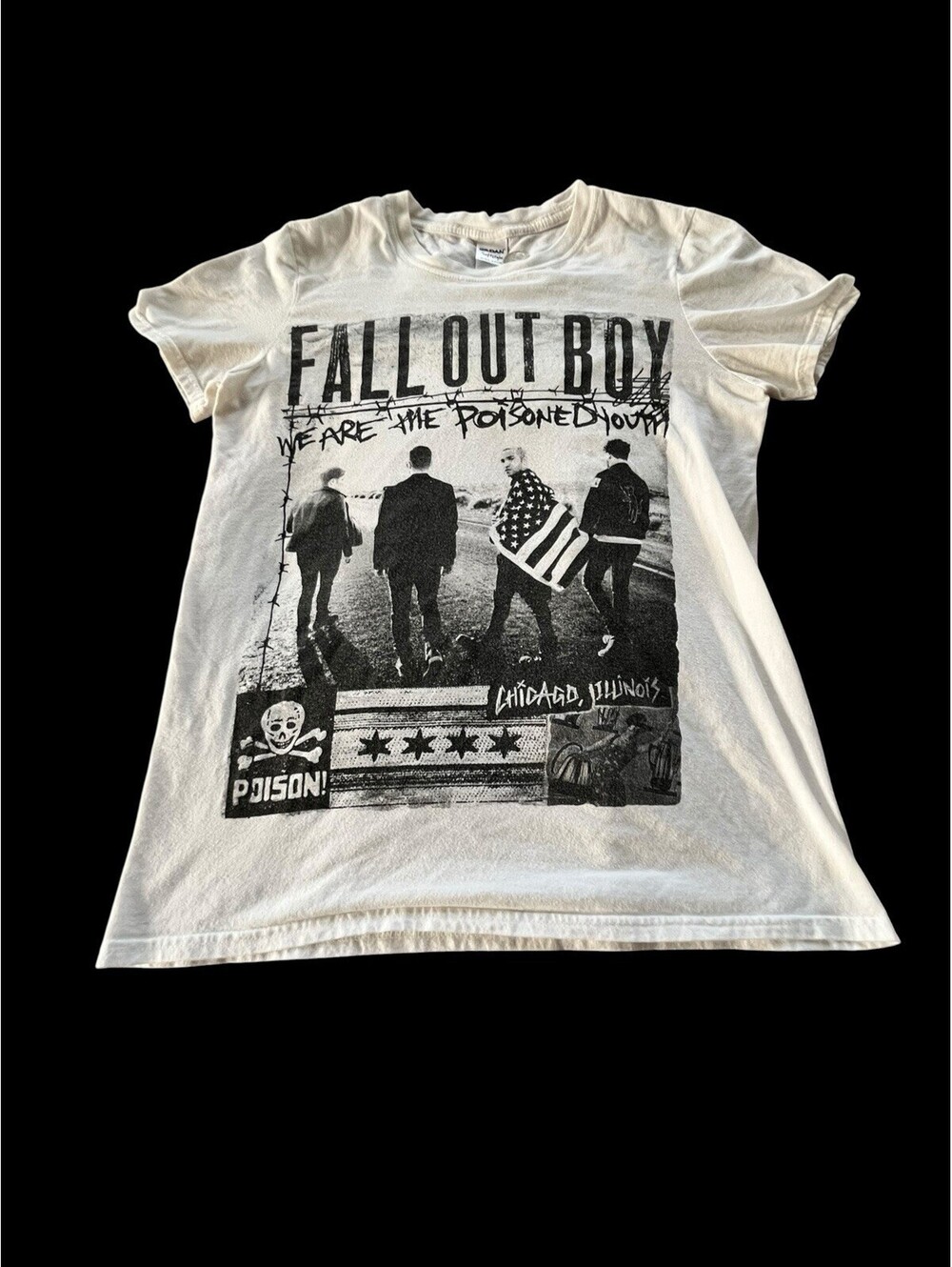 VNTG Fall Out Boy Shirt Adult Sm We are The Poisoned Youth 2015 Boys of Zummer